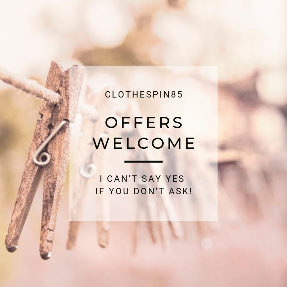 Feel free to make an offer